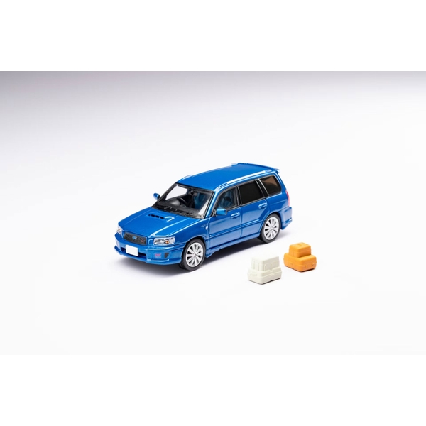 【7月予約】1/64 スバル フォレスター SG9 Sti ブルー 完成品ミニカー MM64-SG9-001