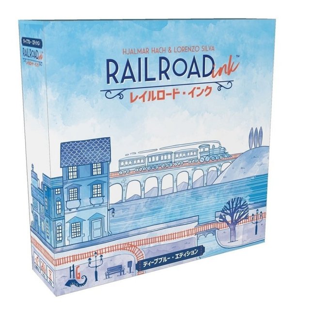 ホビージャパン レイルロード・インク：ディープブルー・エディション アナログゲーム 4981932024387【倉庫取寄せ】