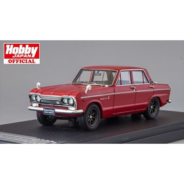 《送料無料》1/43 MARK43 (PM4323SR) ニッサン プリンス スカイライン 2000GT-B (S54B-3) スポーツホイール カロラインレッド