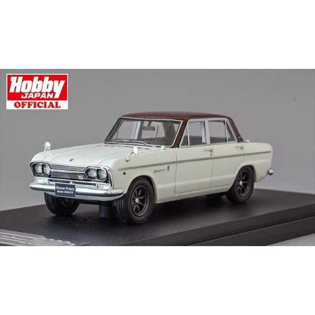 《送料無料》1/43 MARK43 (PM4323SRW) ニッサン プリンス スカイライン 2000GT-B (S54B-3) スポーツホイール レッド/ホワイト