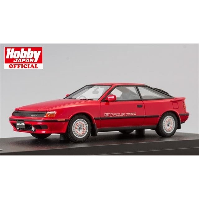 《送料無料》1/43 MARK43 (PM4337SR) トヨタ セリカ GT-FOUR (ST165) 1987 スポーツホイール スーパーレッドII