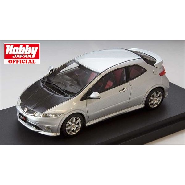 1/43 ホンダ シビック タイプR ユーロ FN2 カーボンボンネット アラバスターシルバーメタリック