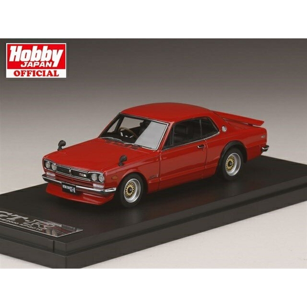 1/43 ニッサン スカイライン GT-R メッシュホイール カスタム レッド 完成品ミニカー PM4335SR2
