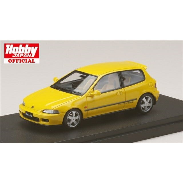 《送料無料》MARK43 1/43 ホンダ シビック SIR II (EG6) カーニバルイエロー 完成品ミニカー PM4365BY