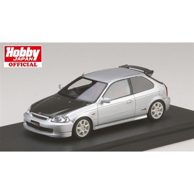 《送料無料》MARK43 (PM4387CS) 1/43 ホンダ シビック タイプ R (EK9) 前期型カスタムバージョン ボーグシルバーメタリック