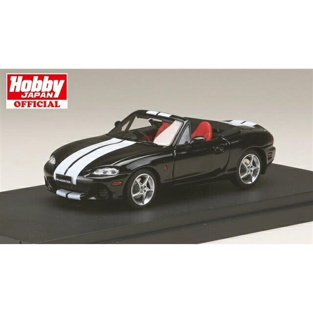 MARK43 1/43 マツダ ロードスター NB8C RS II 2000 ストライプデカール ブリリアントブラック 完成品ミニカー PM4325SBK【倉庫取寄せ】