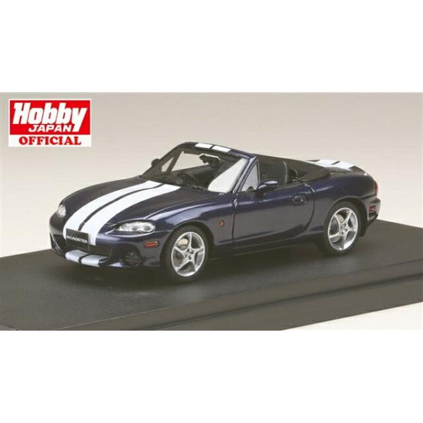 《送料無料》MARK43 1/43 マツダ ロードスター (NB8C) RS II (2000) ストライプデカール クリスタルブルーメタリック 完成品ミニカー PM4325SBL