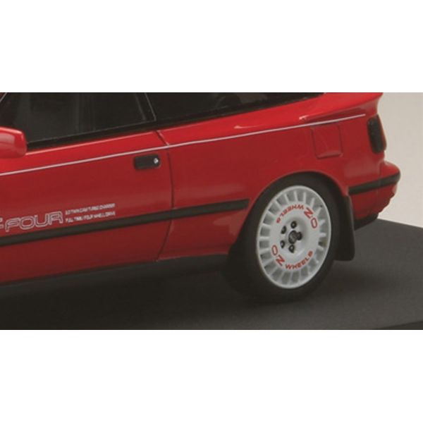 1/43 トヨタ セリカ GT-Four ST165 1986 スポーツホイール スーパーレッド