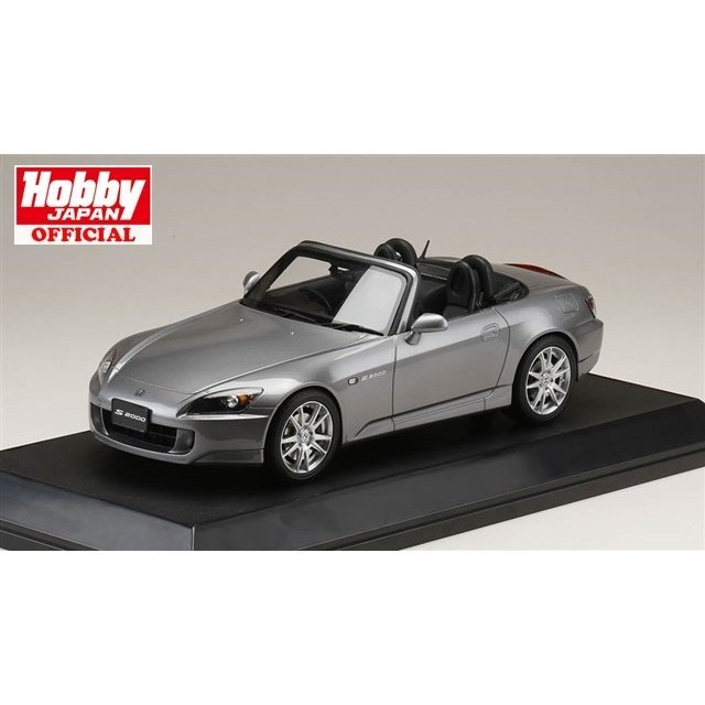 《送料無料》HobbyJAPAN 1/18 ホンダ S2000 (AP1-200)  ムーンロックメタリック 完成品ミニカー HJ1810GM