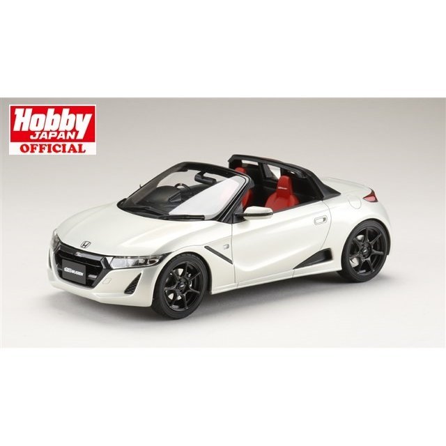 《送料無料》ホビージャパン 1/18 ホンダ S660 無限 RA プレミアムスターホワイトパール 完成品ミニカー HJ1808MRW