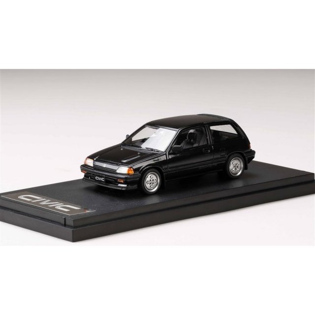 MARK43 1/43 ホンダ シビック Si AT 1984 ワンダーシビック ブラックメタリック カスタムカラー 完成品ミニカー PM4399BK