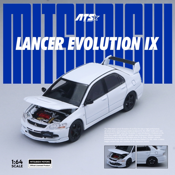 1/64 ミツビシ ランサーエボリューション IX ホワイト