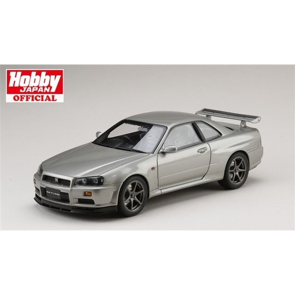 1/18 ニッサン スカイライン GT-R V '99 BNR34 シルバー 完成品ミニカー HJ1809S