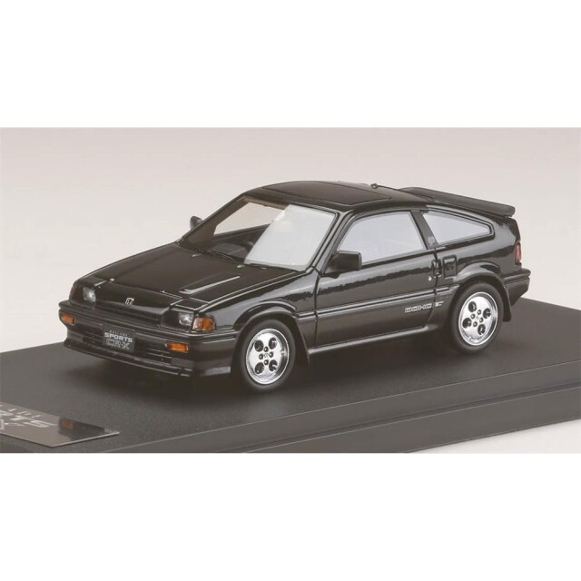 MARK43 1/43 ホンダ バラード スポーツ CR-X Si AS ブラック 完成品ミニカー PM4384BK【倉庫取寄せ】