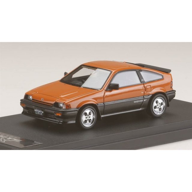 MARK43 1/43 ホンダ バラード スポーツ CR-X Si (AS) オレンジ (カスタムカラーVer) 完成品ミニカー PM4384P