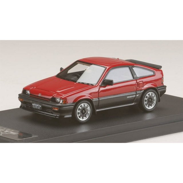 MARK43 1/43 ホンダ バラード スポーツ CR-X Si (AS) With 無限 CF-48 ホイール レッド 完成品ミニカー PM4384SR