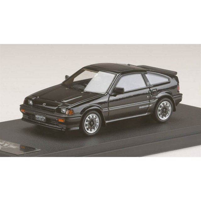 MARK43 1/43 ホンダ バラード スポーツ CR-X Si (AS) With 無限 CF-48 ホイール ブラック 完成品ミニカー PM4384SBK