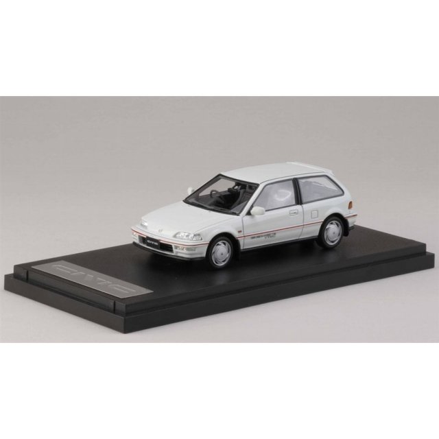 MARK43 1/43 ホンダシビック (EF9) SiR II ホワイト 完成品ミニカー PM4396W