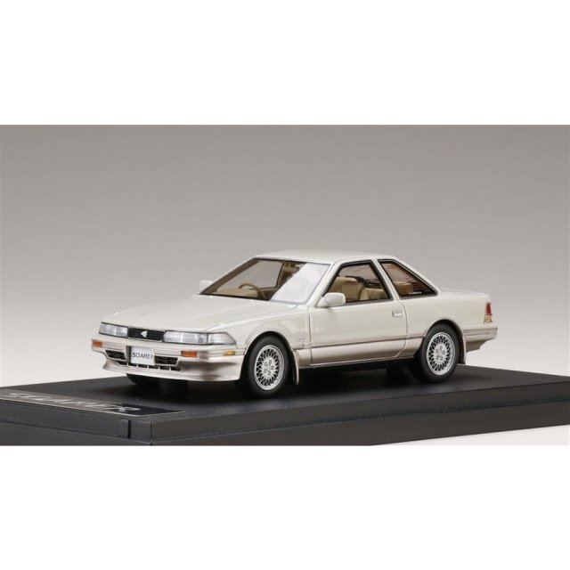 MARK43 1/43 トヨタ ソアラ 3.0GT-LIMITED エアーサスペンション (MZ21) 1987 クリスタルホワイトトーニング 完成品ミニカー PM43107AAT