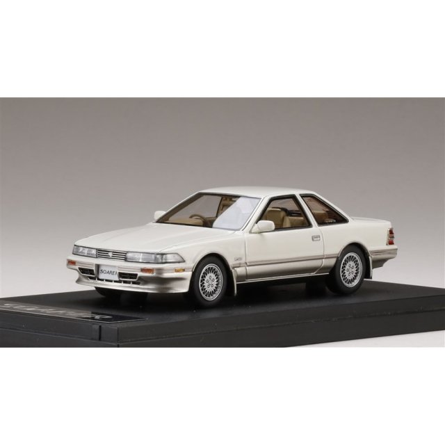 MARK43 1/43 トヨタ ソアラ 3.0GT-LIMITED エアーサスペンション (MZ21) 1988 クリスタルホワイトトーニングII 完成品ミニカー PM43107BAT