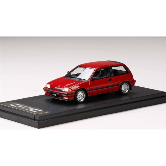 MARK43 1/43 ホンダ シビック Si AT 1984 ワンダーシビック レッド 完成品ミニカー PM4399R【倉庫取寄せ】