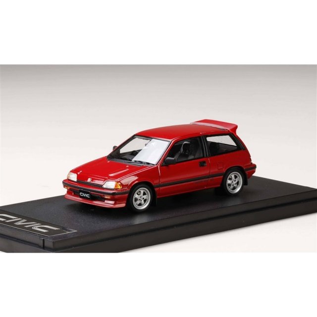 MARK43 1/43 ホンダ シビック Si AT 1984 無限 MR-5 ホイール装着車 レッド 完成品ミニカー PM4399CR