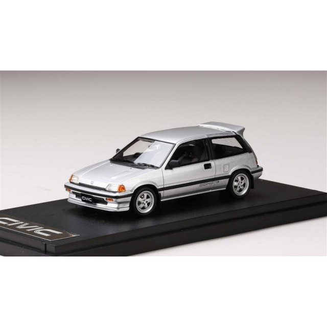 MARK43 1/43 ホンダ シビック Si AT 1984 無限 MR-5 ホイール装着車 シルバー 完成品ミニカー PM4399CS