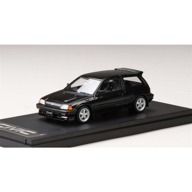 MARK43 1/43 ホンダ シビック Si AT 1984 無限 MR-5 ホイール装着車 ブラックメタリック カスタムカラー 完成品ミニカー PM4399CBK