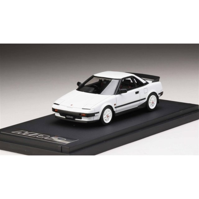 MARK43 1/43 トヨタ MR2 G-Limited トムスニュースポーツホイール装着車 スーパーホワイトII 完成品ミニカー PM4377ASW