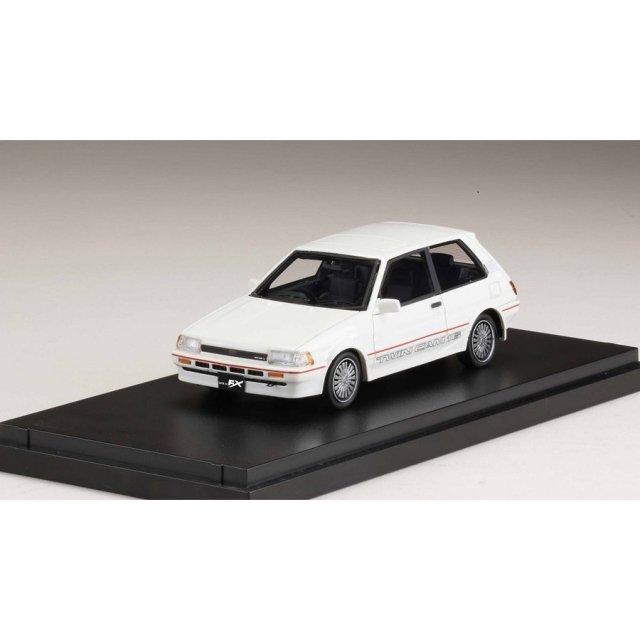 MARK43 1/43 トヨタ カローラ FX-GT AE82 純正オプションホイール装着車 ホワイト 完成品ミニカー PM43108W