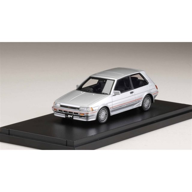 MARK43 1/43 トヨタ カローラ FX-GT AE82 純正オプションホイール装着車 シルバーメタリック 完成品ミニカー PM43108S
