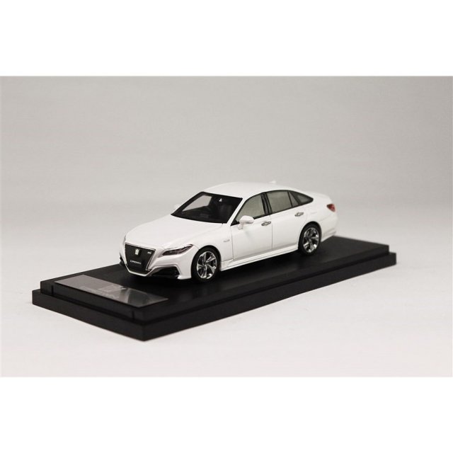 MARK43 1/43 トヨタ クラウン RS アドバンス ハイブリッド 2018 ホワイトパールクリスタルシャイン 完成品ミニカー PM43117AHW