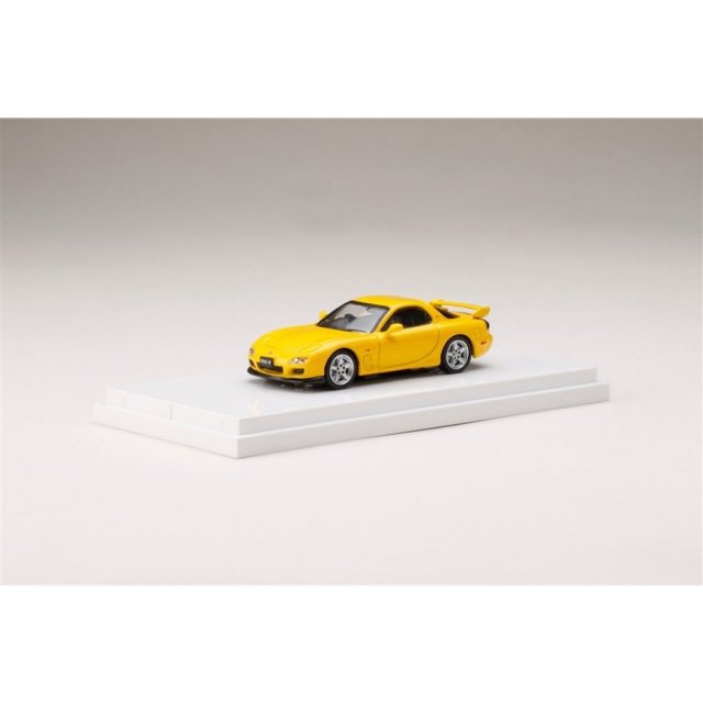 ホビージャパン 1/64 マツダ RX-7 FD3S Type R Bathurst R サンバーストイエロー 完成品ミニカー HJ641007BY