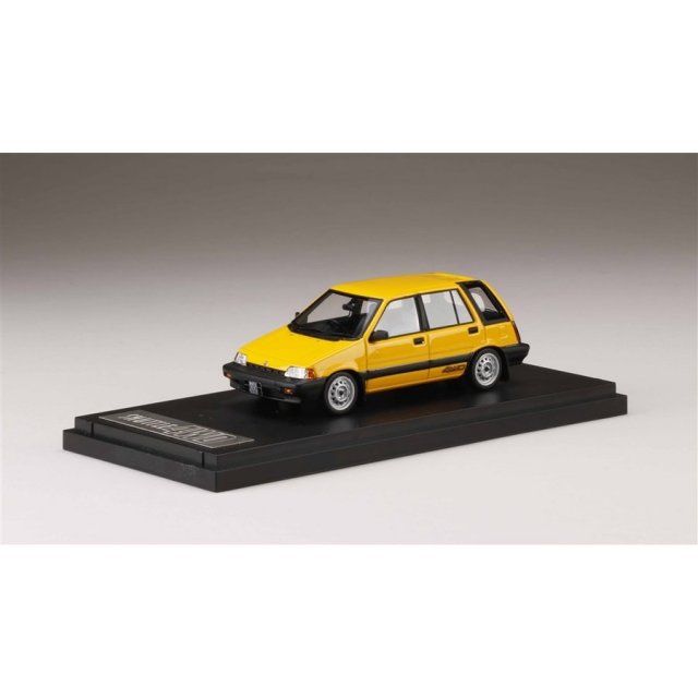 MARK43 1/43 ホンダ シビック シャトル 4WD M AR 1984 イエロー 完成品ミニカー PM43121MY