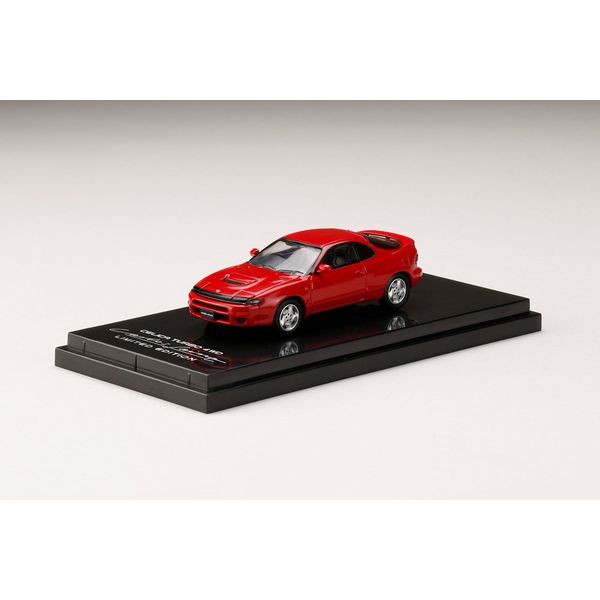 ホビージャパン 1/64 トヨタ セリカ ターボ 4WD カルロス・サインツ限定版 右ハンドル スーパーレッドII 完成品ミニカー HJ641023DR
