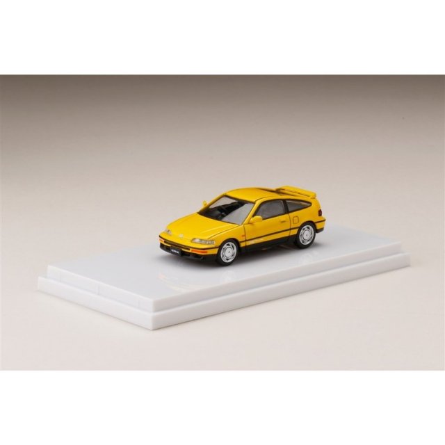 ホビージャパン 1/64 ホンダ CR-X SiR EF8 イエロー 完成品ミニカー HJ641005Y