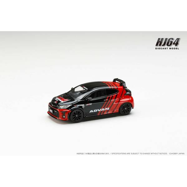 1/64 トヨタ GRMN ヤリス サーキットパッケージ YOKOHAMA ADVAN COLOR 完成品ミニカー HJ643024CAV