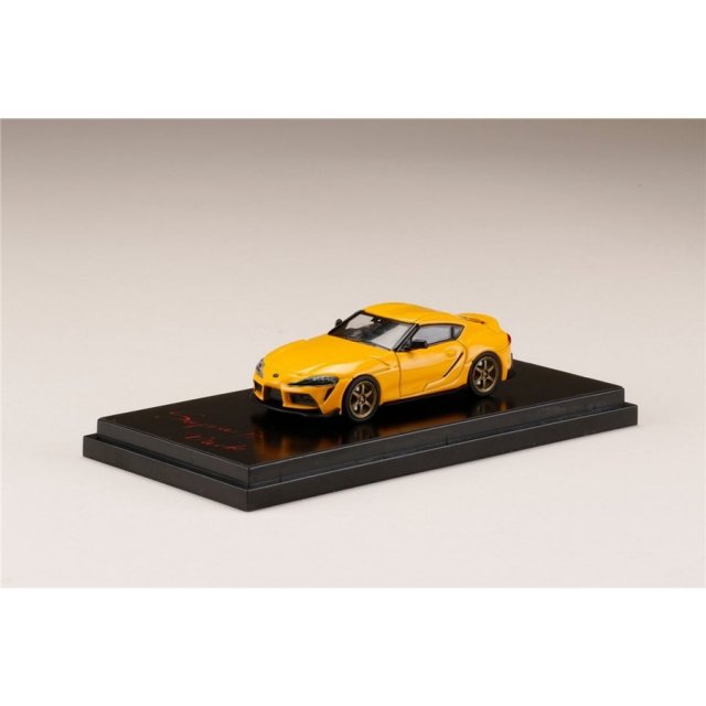 ホビージャパン 1/64 トヨタ GR スープラ A90 RZ カスタムバージョン ライトニングイエロー 完成品ミニカー HJ641014CY