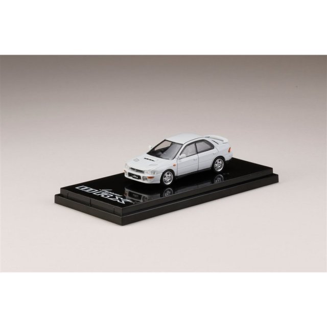 ホビージャパン 1/64 スバル インプレッサ WRX GC8 フェザーホワイト 完成品ミニカー HJ641013W