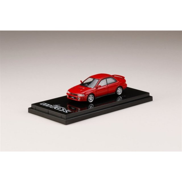 ホビージャパン 1/64 スバル インプレッサ WRX GC8 アクティブレッド 完成品ミニカー HJ641013R