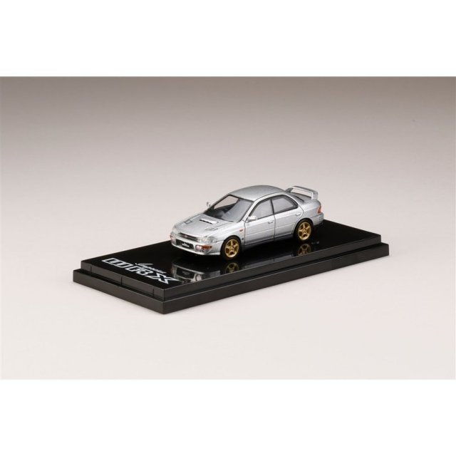 ホビージャパン 1/64 スバル インプレッサ WRX GC8 STi Version II ライトシルバーメタリック 完成品ミニカー HJ641013SS