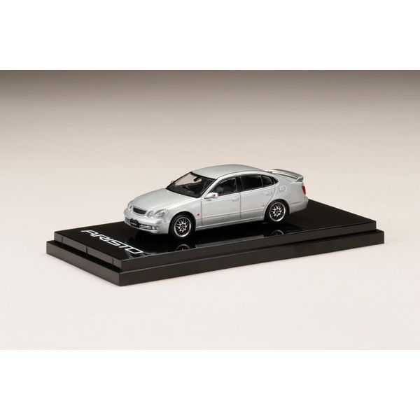 ホビージャパン 1/64 トヨタ アリストV300 VERTEX EDITION カスタムバージョン シルバーメタリック 完成品ミニカー HJ641030CS