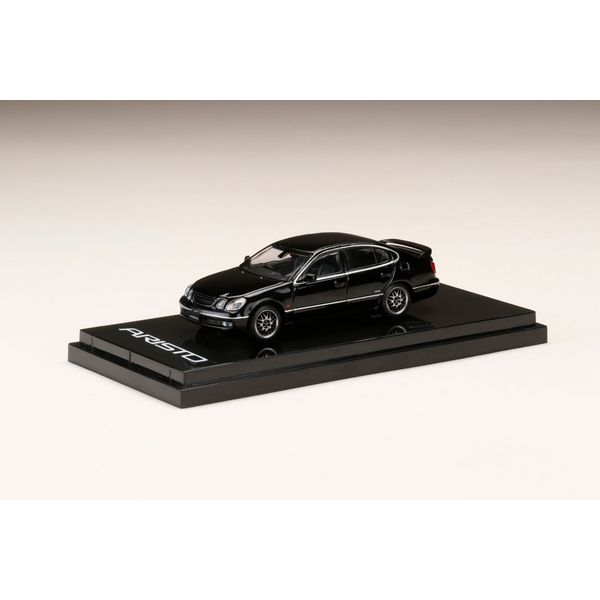 ホビージャパン 1/64 トヨタ アリストV300 VERTEX EDITION カスタムバージョン ブラック 完成品ミニカー HJ641030CBK