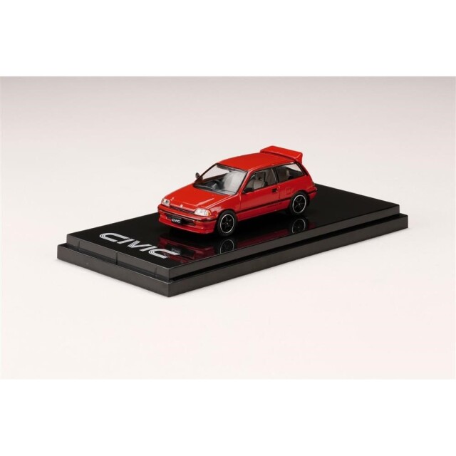 ホビージャパン 1/64 ホンダ シビック Si AT 1984 カスタムバージョン ワンダーシビック レッド 完成品ミニカー HJ641029CR