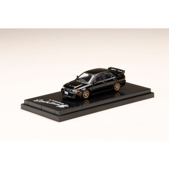 ホビージャパン 1/64 ミツビシ ランサー GSR エボリューション III CE9A カスタムバージョン ピレネーブラック 完成品ミニカー HJ641010CBK