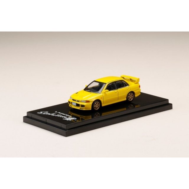 ホビージャパン 1/64 ミツビシ ランサー GSR エボリューション III CE9A カスタムバージョン ダンデライオンイエロー 完成品ミニカー HJ641010CY