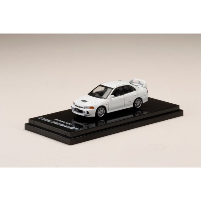 ホビージャパン 1/64 ミツビシ ランサー GSR エボリューション IV CN9A スコーティアホワイト 完成品ミニカー HJ641011W