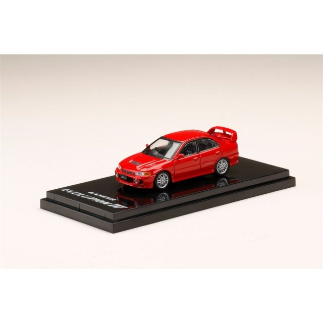 ホビージャパン 1/64 ミツビシ ランサーGSR エボリューション IV CN9A パルマーレッド 完成品ミニカー HJ641011R