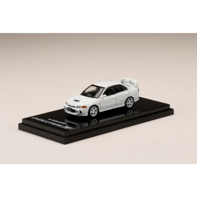 ホビージャパン 1/64 ミツビシ ランサー GSR エボリューション IV CN9A カスタムバージョン スコーティアホワイト 完成品ミニカー HJ641011CW