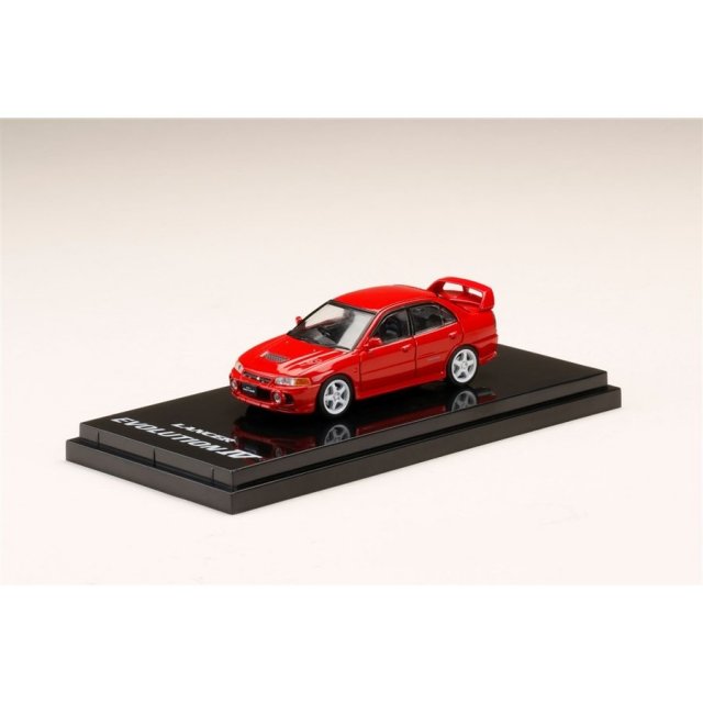 ホビージャパン 1/64 ミツビシ ランサーGSR エボリューション IV CN9A カスタムバージョン パルマーレッド 完成品ミニカー HJ641011CR
